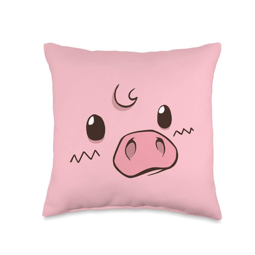 4992 Cute Pig Animal Face Disguise Costume Throw Pillow